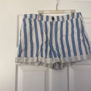 Forever 21 striped shorts. Size large.